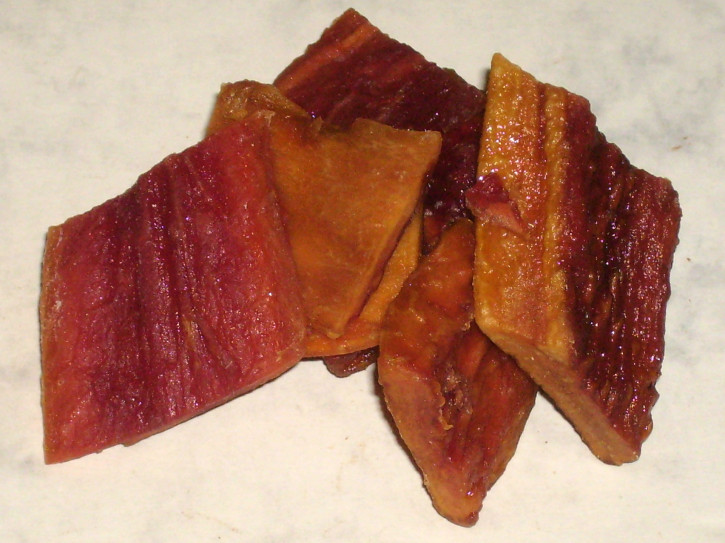 Papayastücke, ungeschwefelt, getrocknet, Thailand 150g