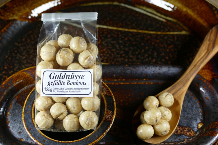 Goldnüsse, gefüllte Bonbons 125g