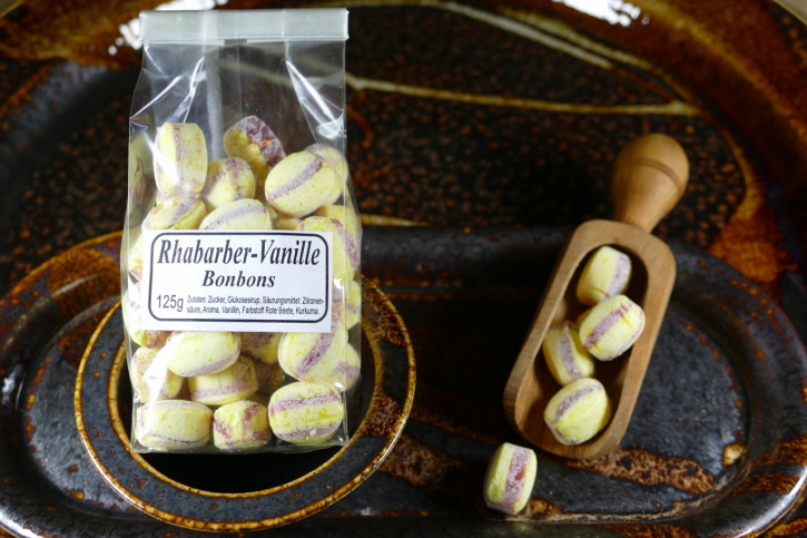 Rhabarber- Vanille Bonbon, 125g